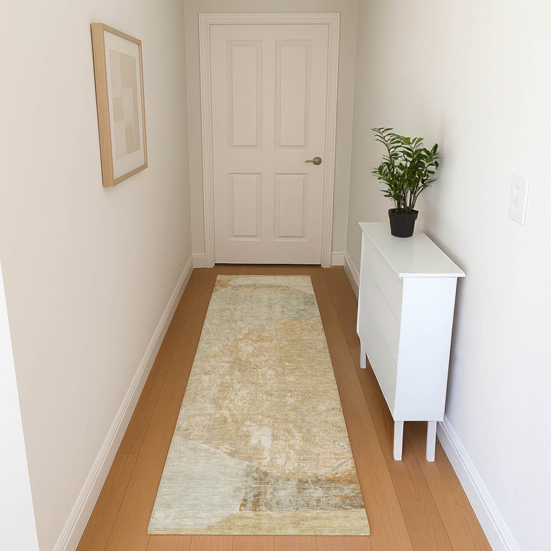 Premium Machine Washable Marasco AMF1635 Modern Rug, Runner 2'3" x 7'6"