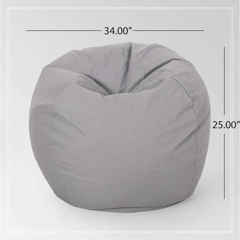 Versatile Bean Bag for Ultimate Relaxation and Home Comfort, Light Grey