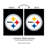 Applique Flag, Gar., Pittsburgh Steelers