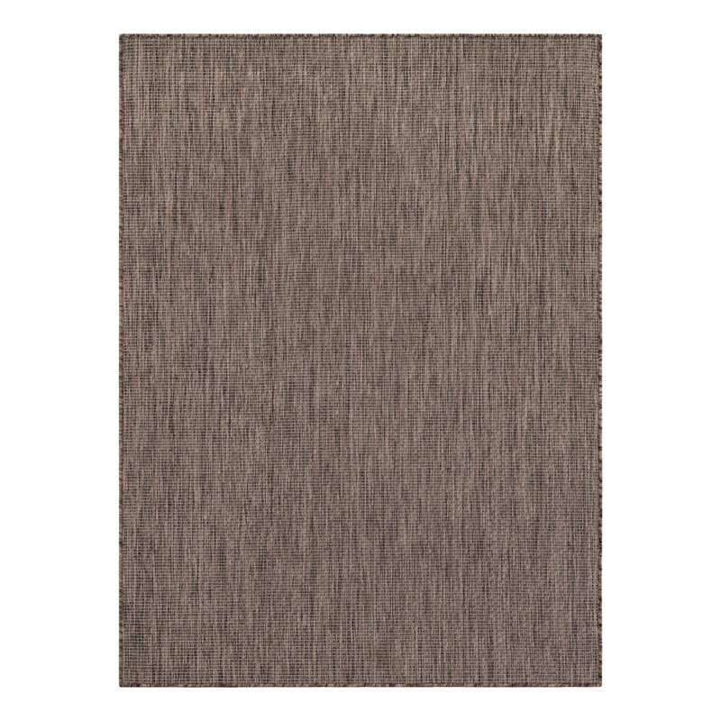 Abderus Light Brown Indoor Area Rug, Rectangle 5'3" x 7'1"