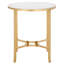 Myrtise Forged Metal Round Accent Table