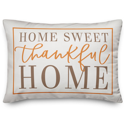  Coussin Home Sweet Thankful Home