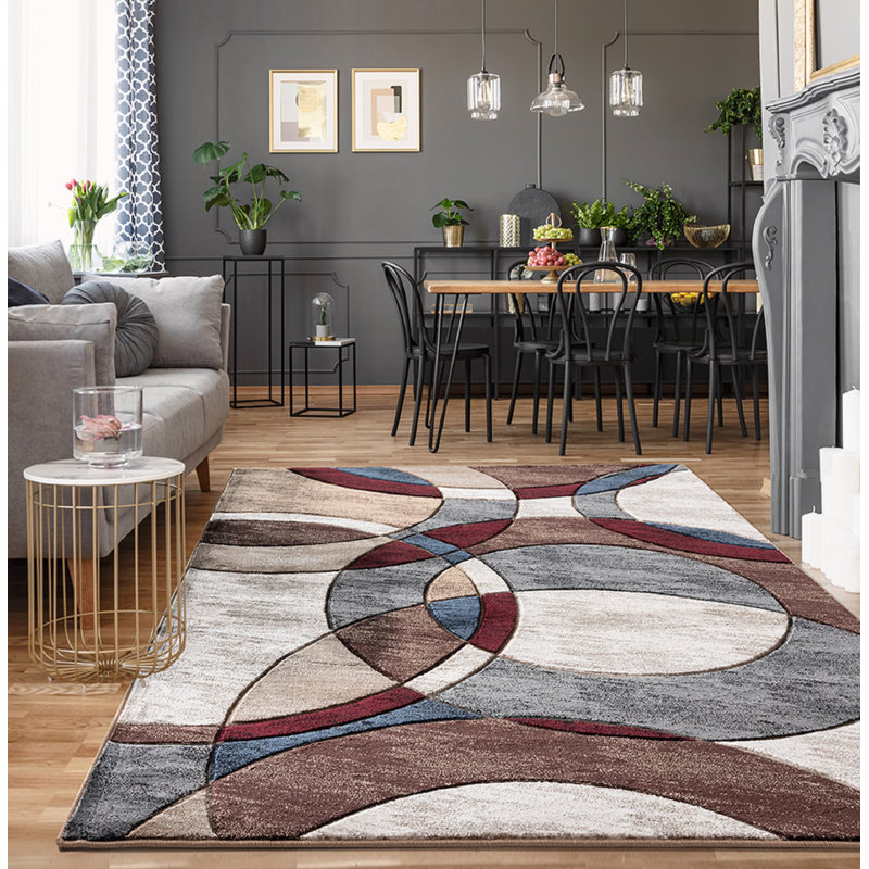 Adonia Abstract Indoor Rug, Rectangle 8'7" x 11'11"