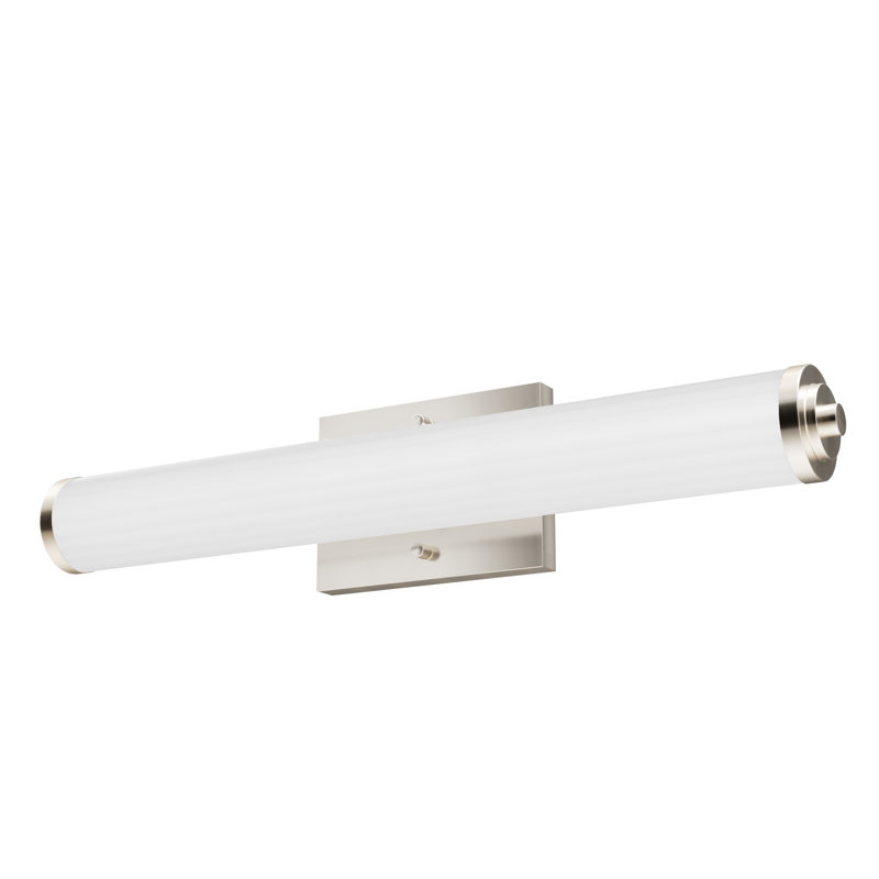 2 - Light Dimmable Vanity Light, Brushed Nickel
