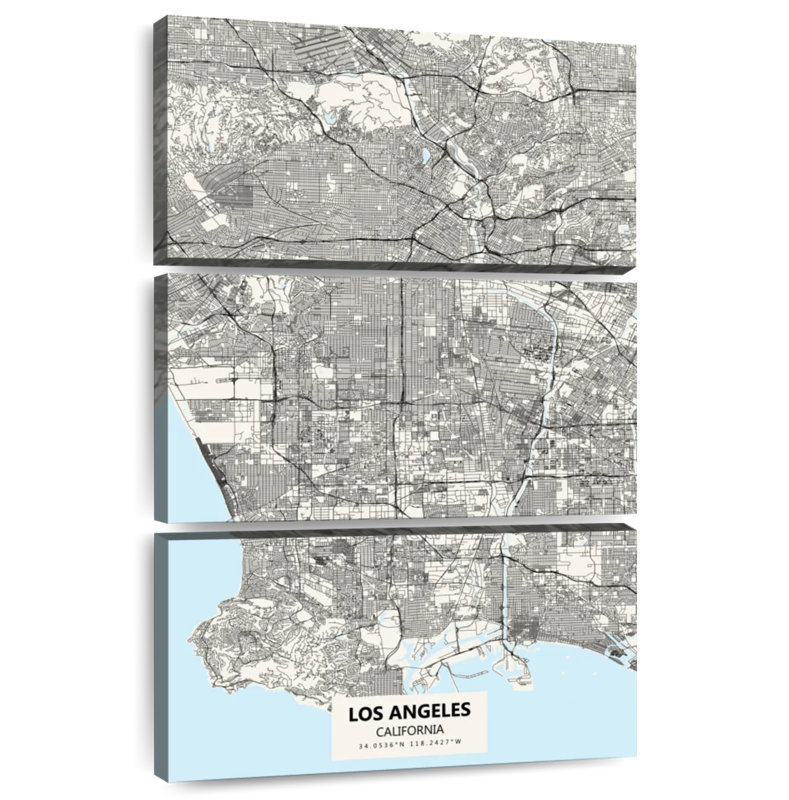 Aliaz Los Angeles Streets Map