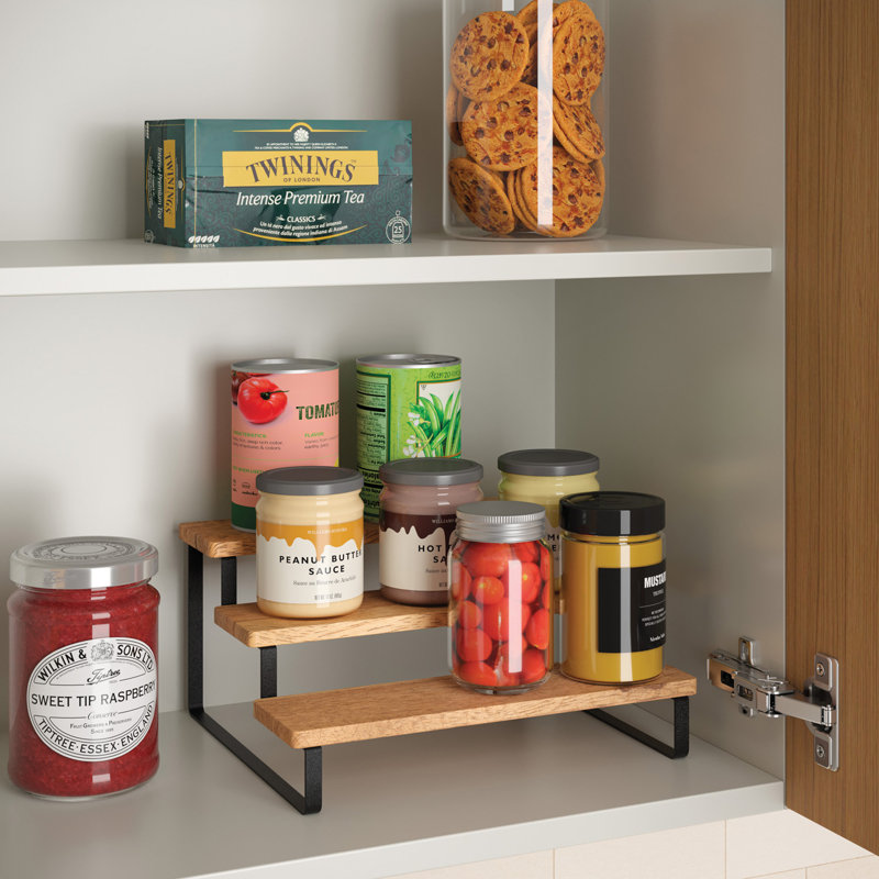 Freestanding Wood Spice Rack