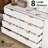 3-Piece 8-Drawer Dresser & 1-Drawer Nightstand Set-122254867