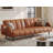 Fabry 77.56" Faux Leather Convertible Sofa-208718385