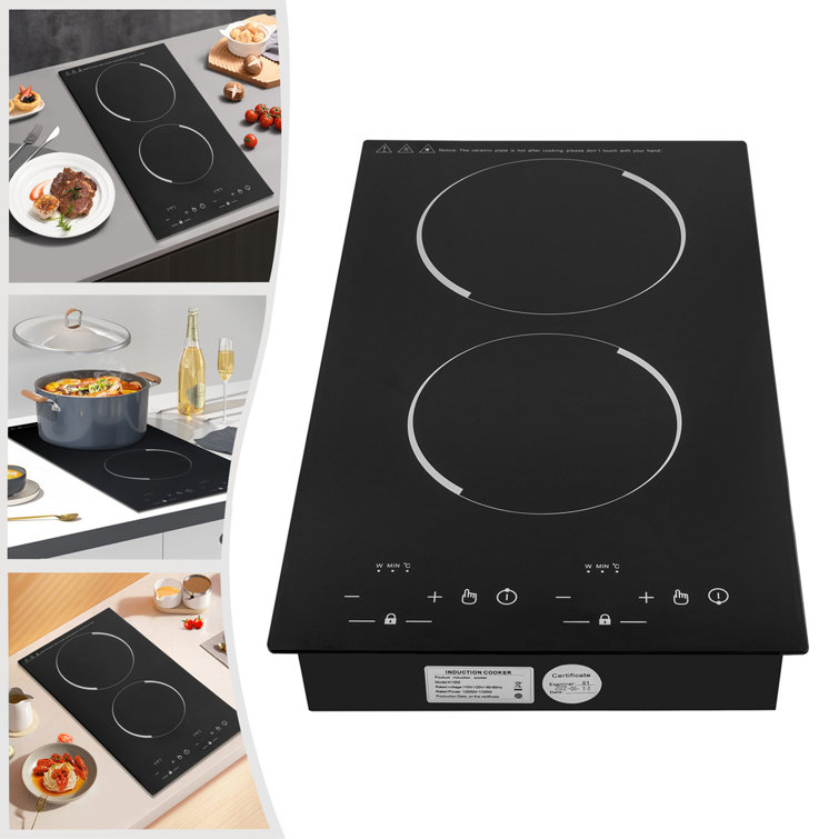 2400W Double Induction Cooktop Digital Induction Cooker Dual