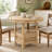 Light Oak Oval 60-Inch Counter Height Extension Dining Table