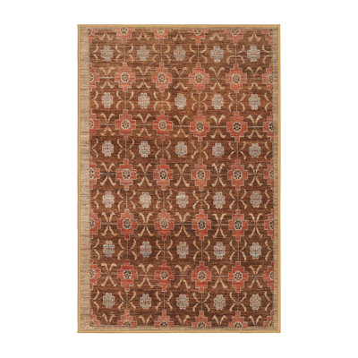 Tapis contemporain brun