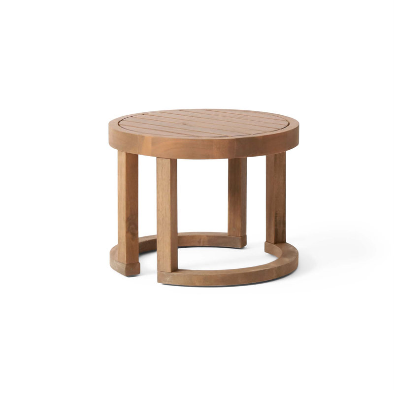 Thurmont Wooden Side Table, Solid Side Table for Patio, Pool, Porch,Outdoor Coffee Table
