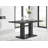 Eubanks High Gloss Double Pillar Dining Table Set with Luxury Faux Leather Dining Chairs-1318177155-1318177180-1269172901