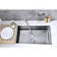 Robinet de remplissage mural, pliable avec bras pour une utilisation pratique et accessible, poignées doubles pour réguler l'eau, corrosion, remplissage du corps en laiton, surface de corrosion,