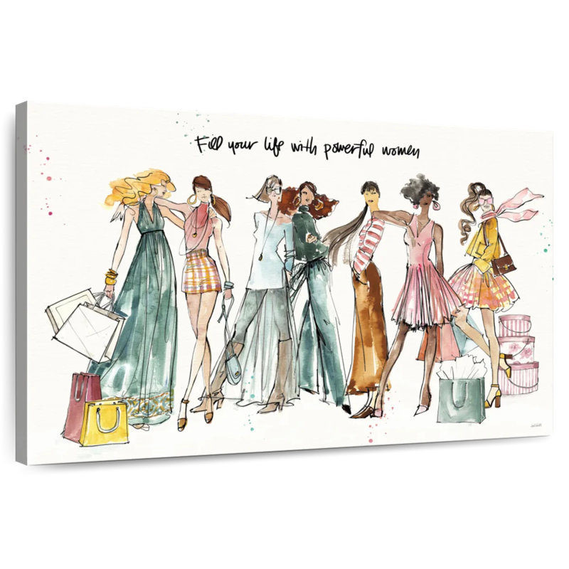 Tergel Girlfriends I, 34" H x 51" W