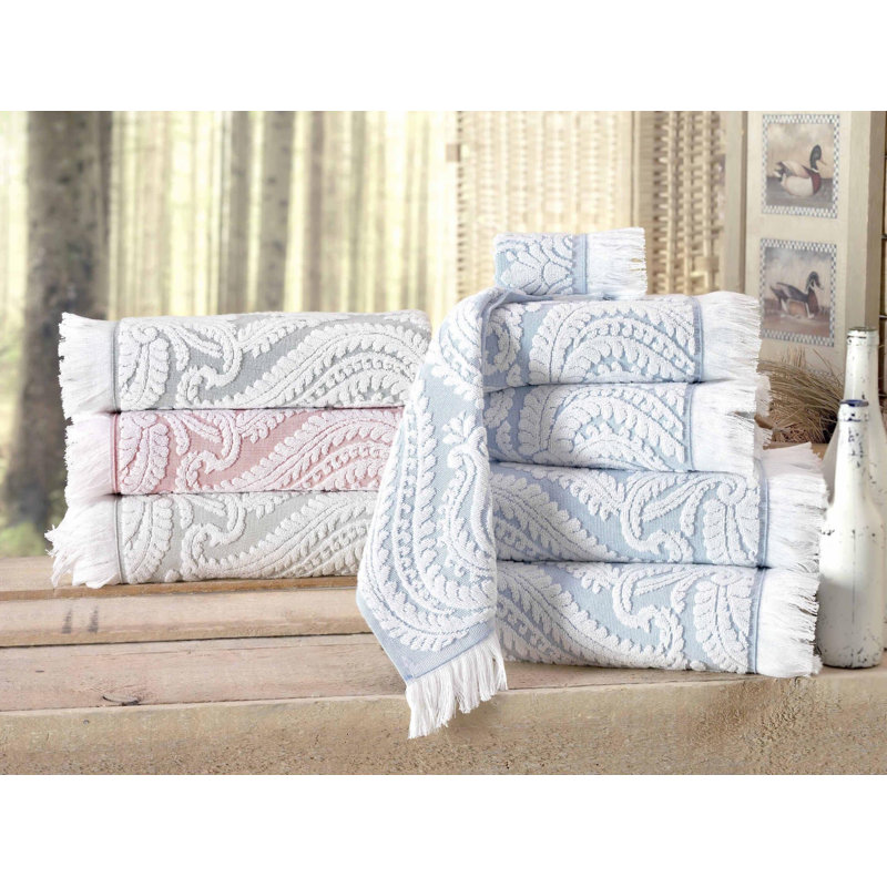 Laina Turkish Cotton Hand Towel, Turquoise