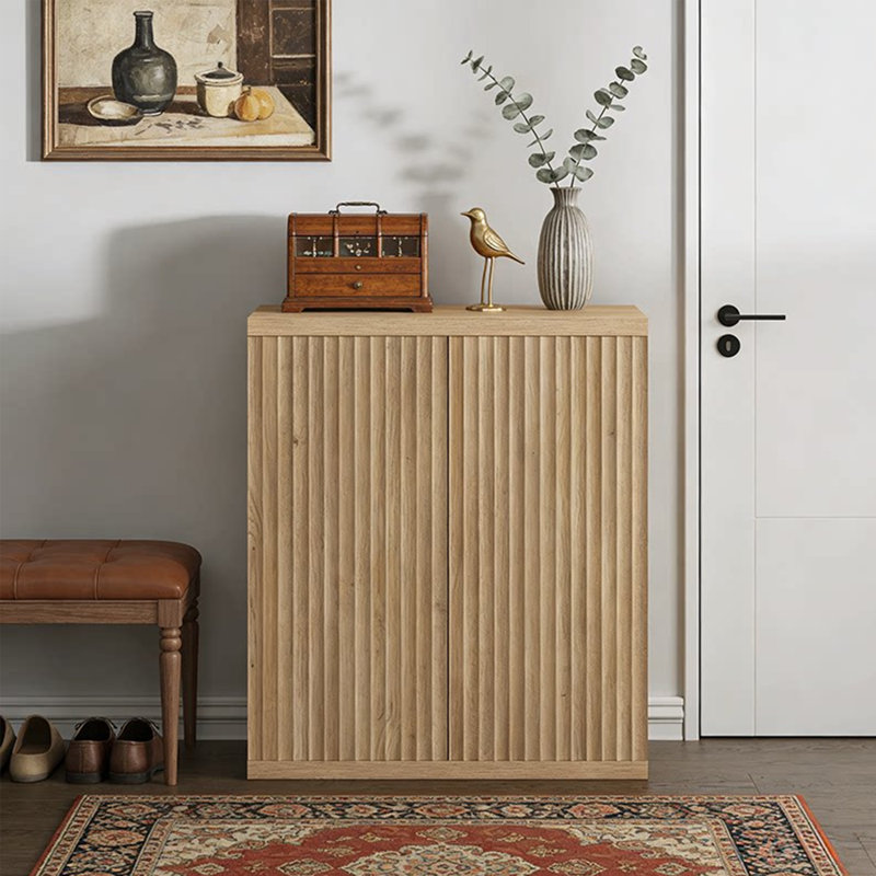 Armoire latérale de style rétro Brough, Naturel