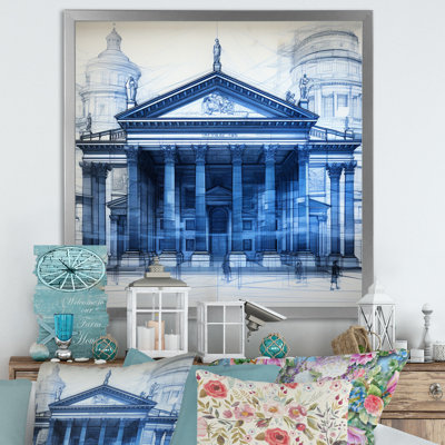 " Blueprint Of Washington Architecture I "