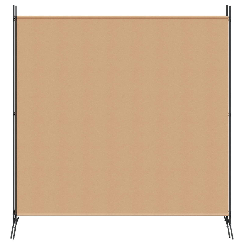 Paravent 4 panneaux vidaXL, 3, Beige, H 70,87 po x l 156,69 po x P 19,69 po