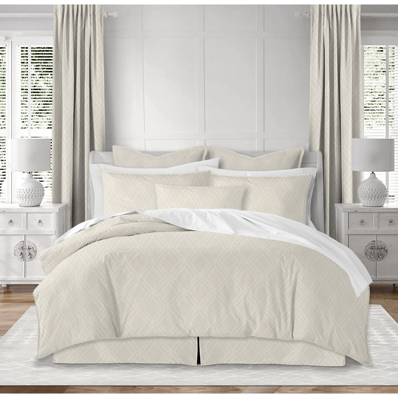 Ensemble de housse de couette Delcampo, Housse de couette très grand et 2 taies décorati