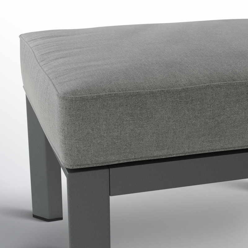 Greyson Metal 5 - Person Sectional with Ottoman