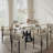 7-Piece 59.06' Round Dining Set Upgrade: Adds Removable Lazy Susan to Sintered Stone Table, Perfect for 6 Person Families-1992516047