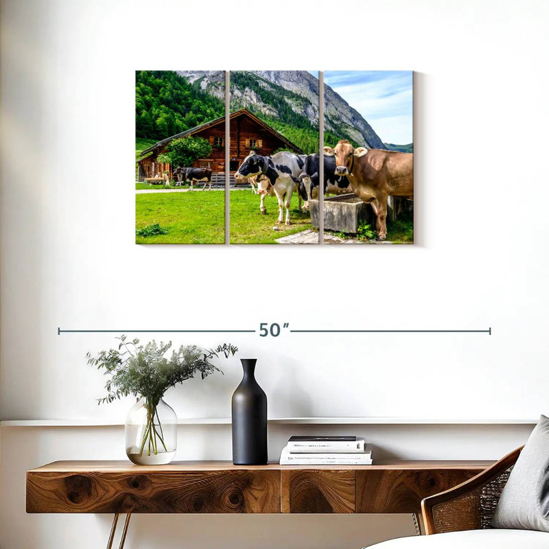 Brampt Karwendel Cows, 20" H x 33" W