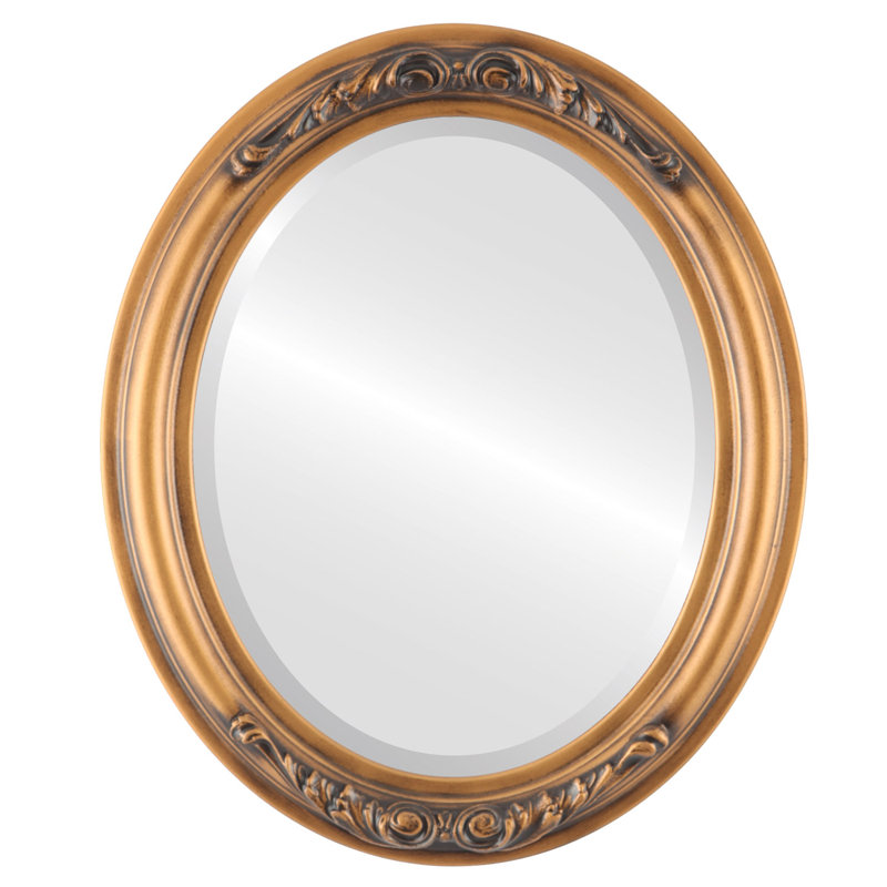 Miroir décoratif biseauté glam Winfrey, 19 po x 15 po