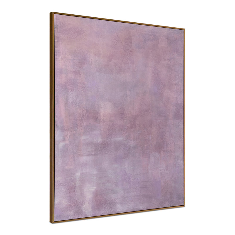 Enamor, peinture encadrée lavande