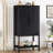 Sophisticated Oak Veneer Cabinet With Multiple Storage Functions,Suitable For Study,Entryway, Hallway, Living Room, Foyer-1752091196