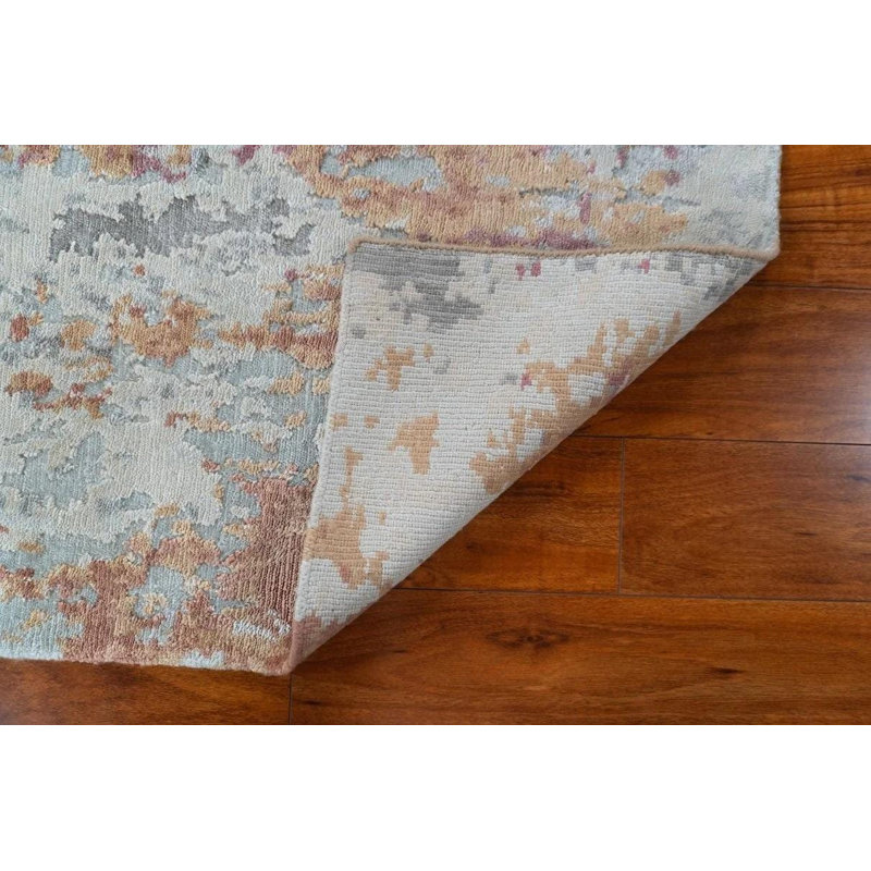 Tapis en soie de bambou noué à la main 3 x 5 Clyde Modern