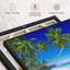 Plage «Seaside Palms Wall Art»-101793876