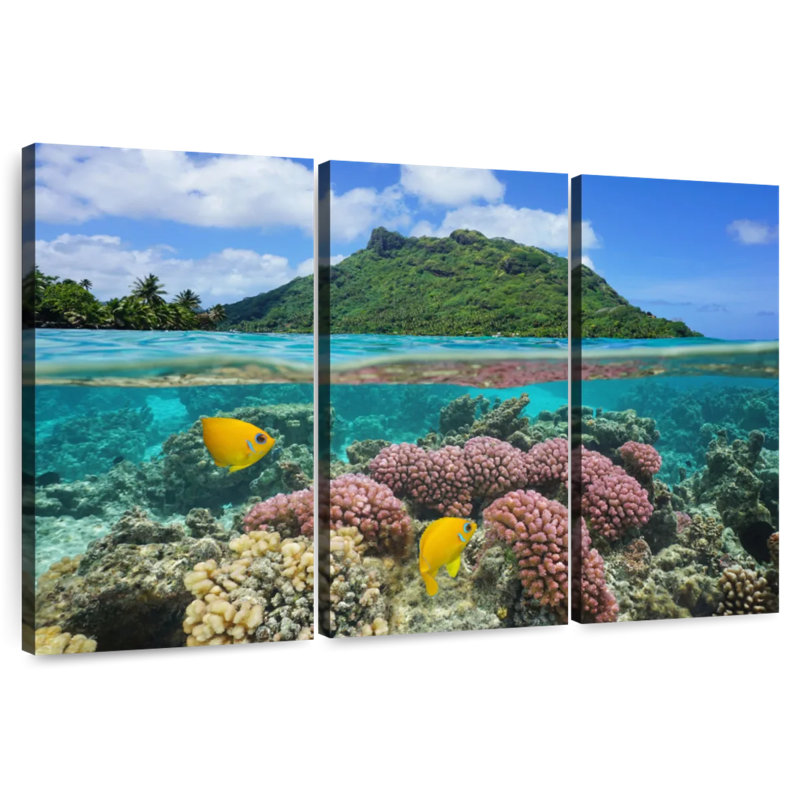 Aletra Huahine Underwater Ocean, 48" H x 74" W