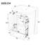 Single Bathroom Vanity with Ceramic Basin-134243246