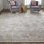 Tapis gris clair noué à la main Ouimet-1756505241