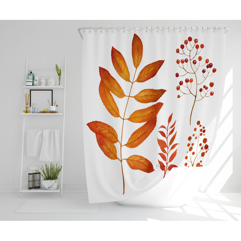 Gatling Polyester Shower Curtain, 168cm H x 168cm W