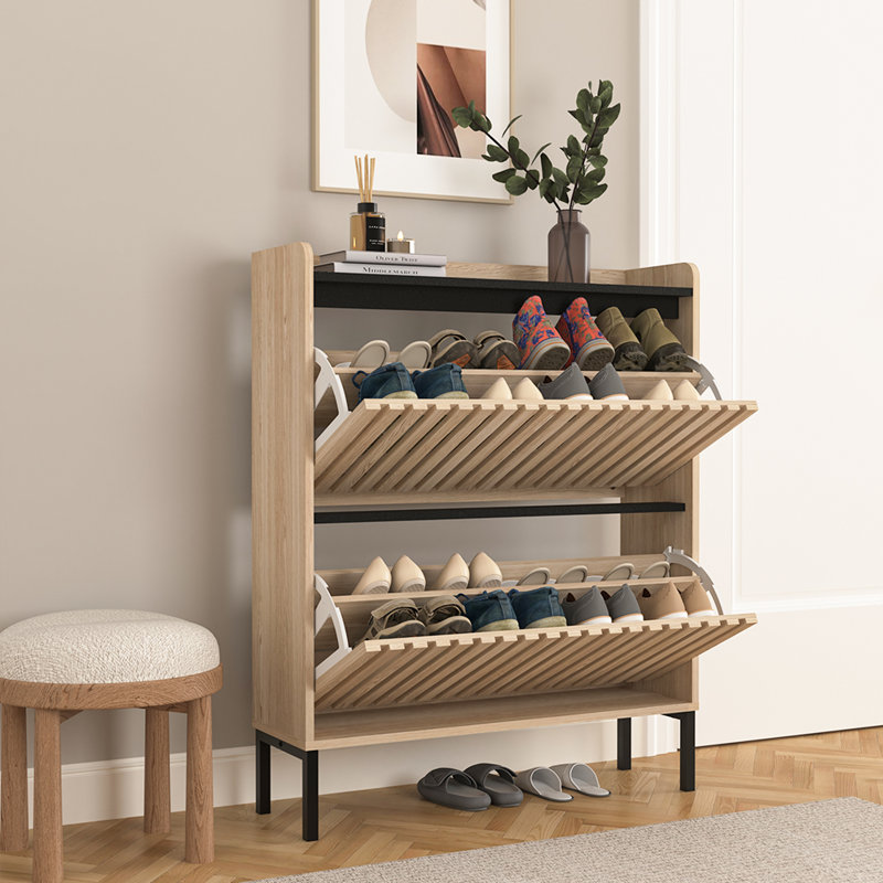 Armoire à chaussures double Grille