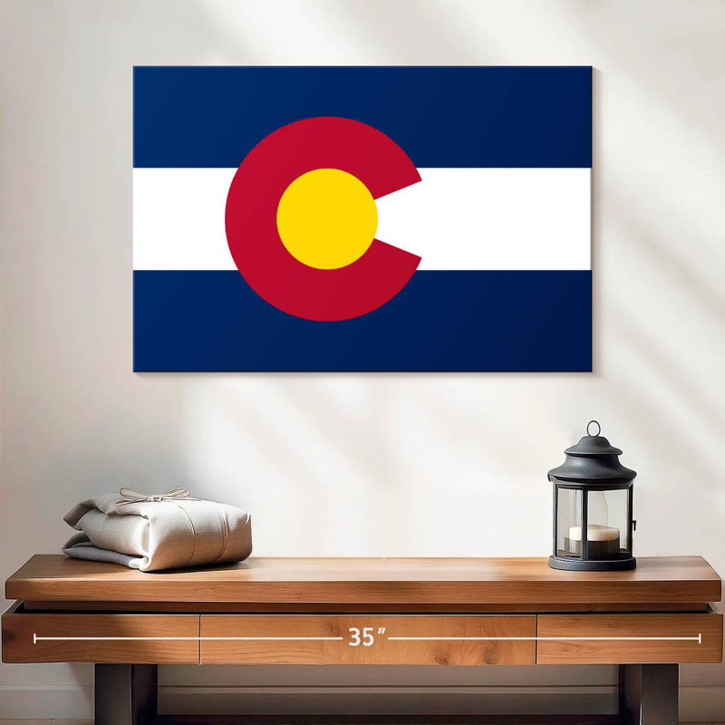Colorado State Flag, 16" H x 24" W