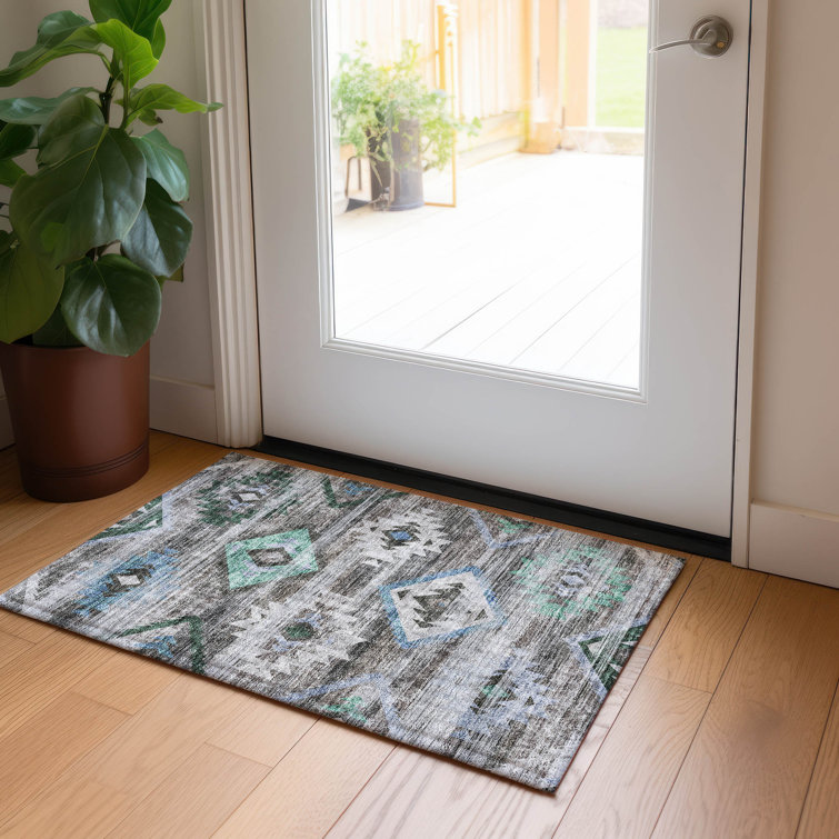 Malchow Washable Southwestern Indoor / Outdoor Rug