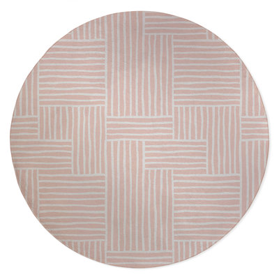 Grid Puz Non-Slip Outdoor Rug