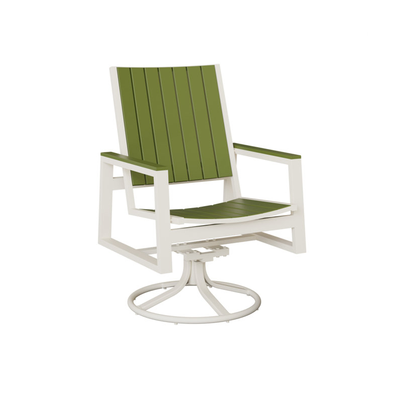 Chaise berçante berçante pivotante Berlin Gardens Vida, Vert kiwi