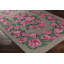Tapis gris / rose / vert en laine touffeté à la main Sandidge-26956777