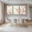 «Blush Floral Vine», ensemble de 3 reproductions botaniques sur toile tendues-118096066