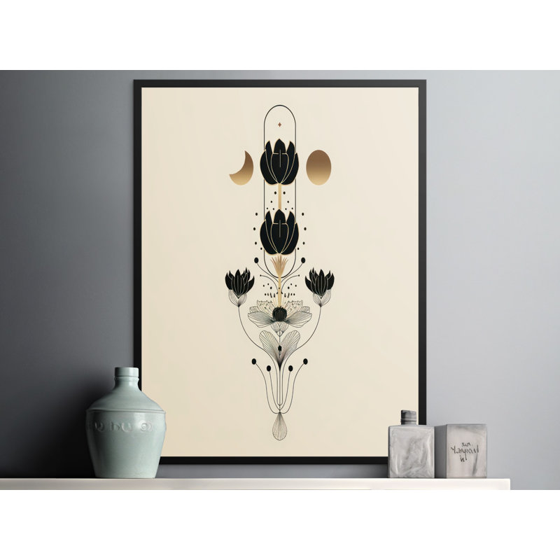 Minimal Line Art Matte Poster, 9x11