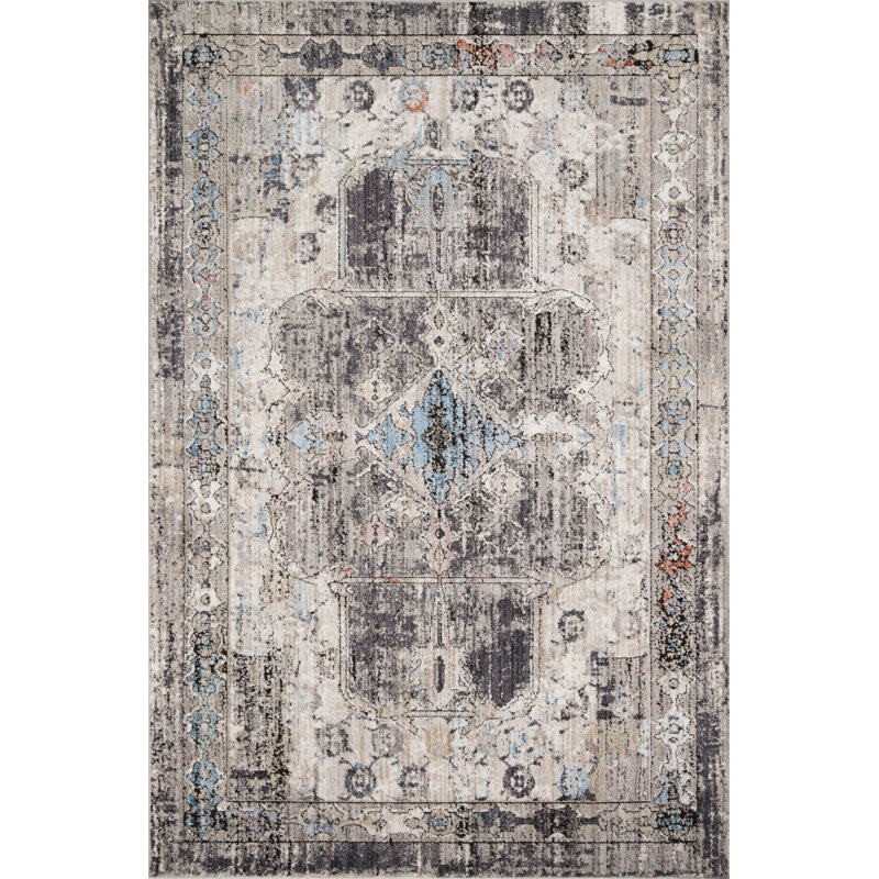 Hanfried Oriental Indoor Rug, Rectangle 2'4" x 4'