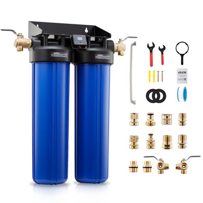 Deionized Water System for Car Wash, Spotless Car Wash Water System with 2 x 4L DI Resin, Bypass Valve & TDS Metre, Spot-Free Deionized Water Filter for Cars RVs Motorcycles Windows