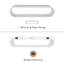 Tablette murale flottante en bois massif