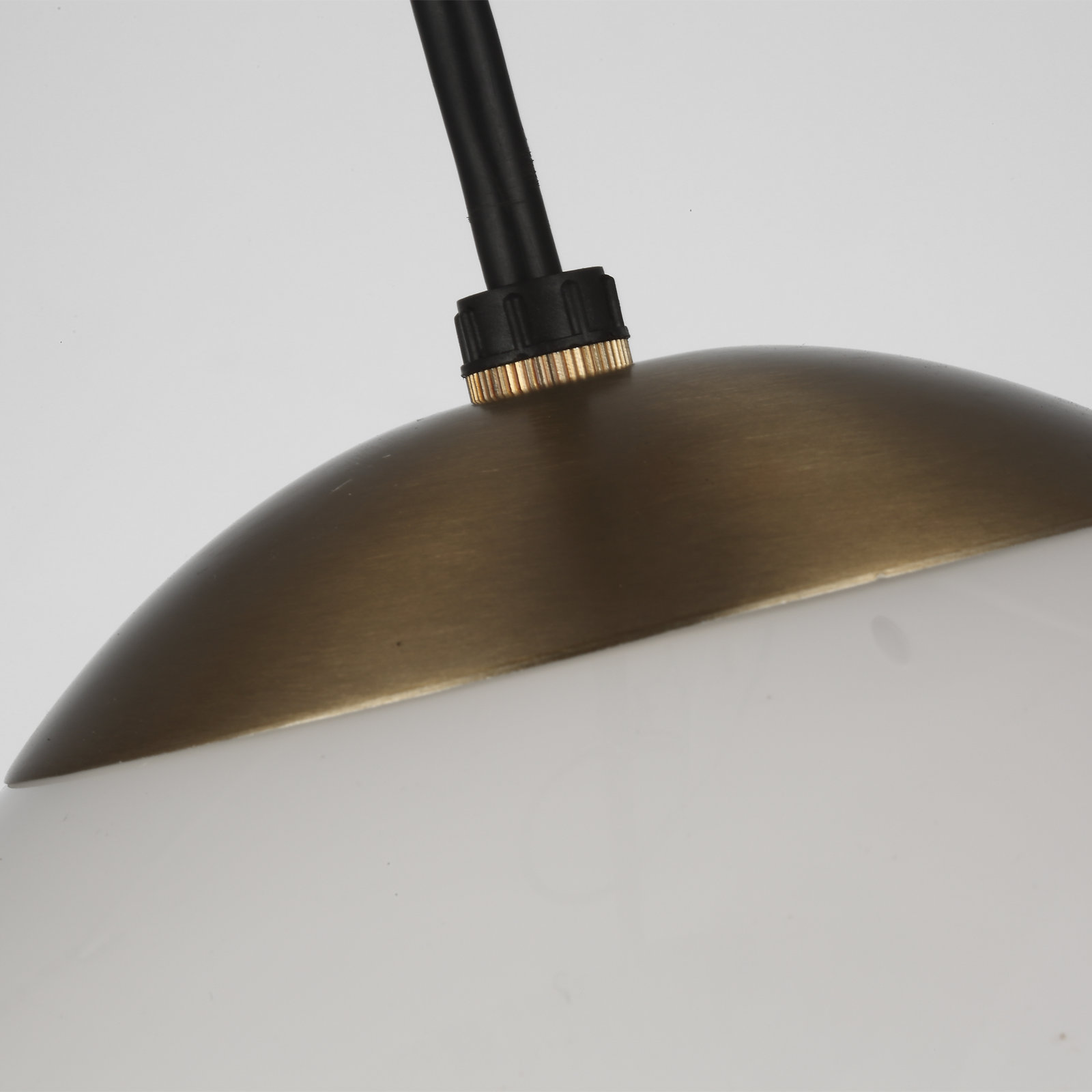 Meri 1-Light Dimmable Integrated LED Single Pendant , 12.5" H x 12" W x 12" D, Bulb Not Included, Brass