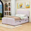  Lit plateforme en velours avec lit gigogne Cohan-106915727-130702125