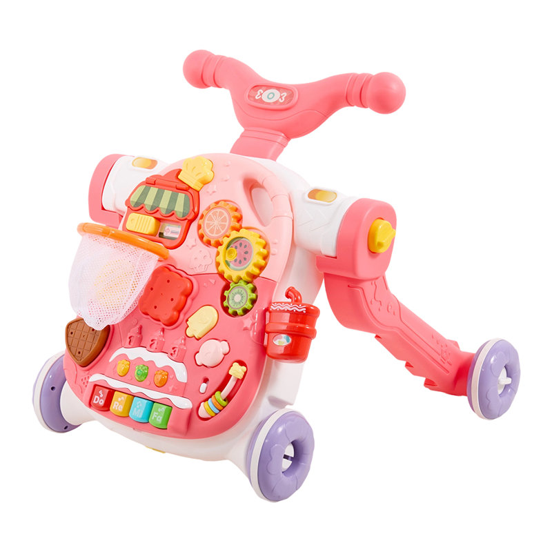 4 IN 1 Walker & Activity Table, Red